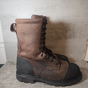 Red Wing Shoes Size 12 Men's Truwelt 10in Steel Toe Boot 4499 Waterproof Vibram